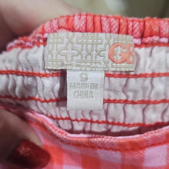 Gianni Bini Pink Checkered Crop Top - Picture 2 of 3